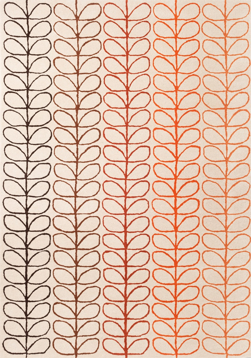Linear Stem Ombre Tomato 061103 Rug