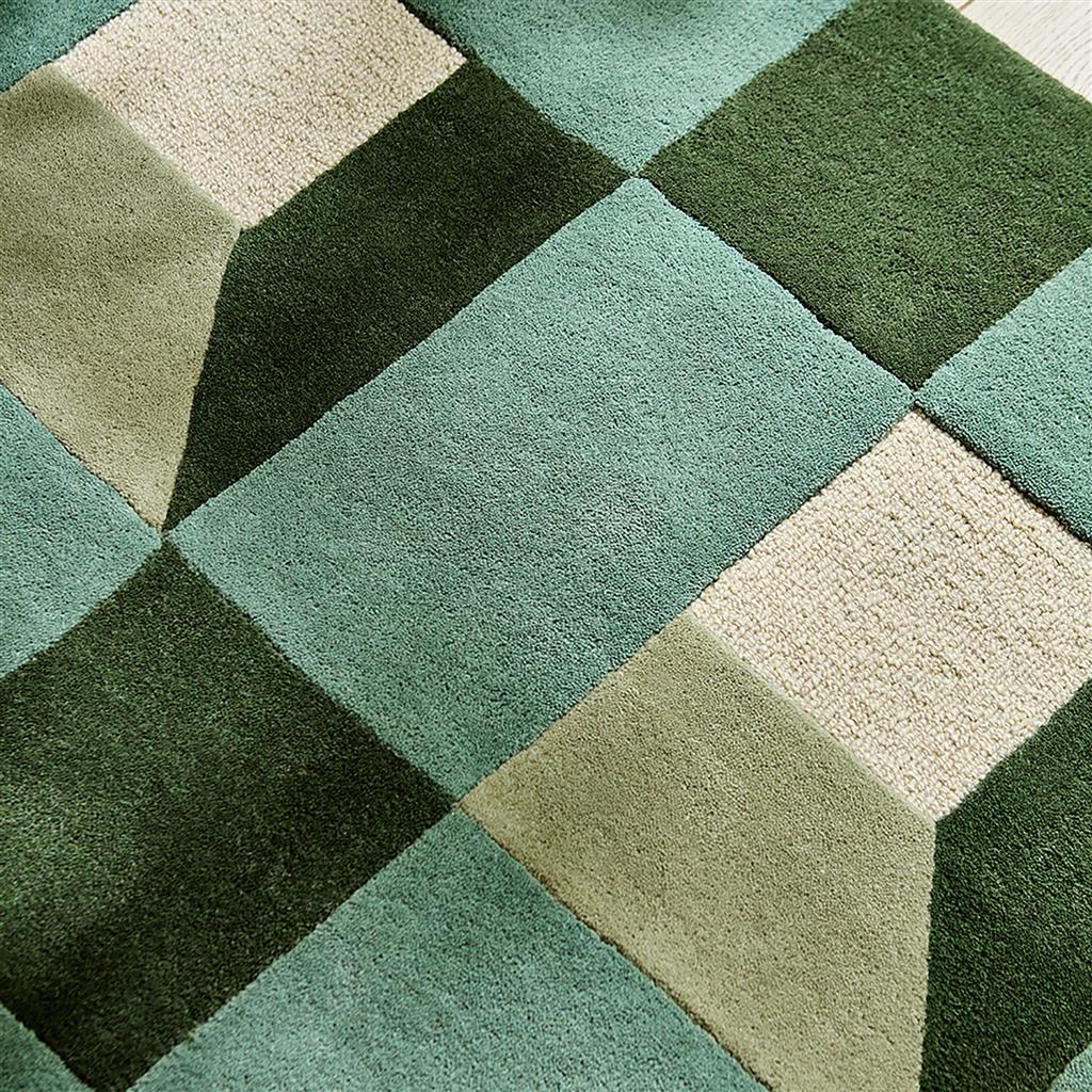 Blocks Fern Rug