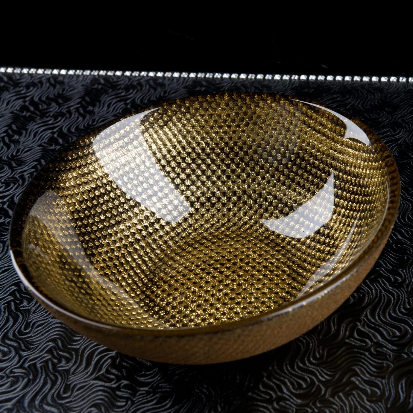 Black and Gold Decorative Bowl