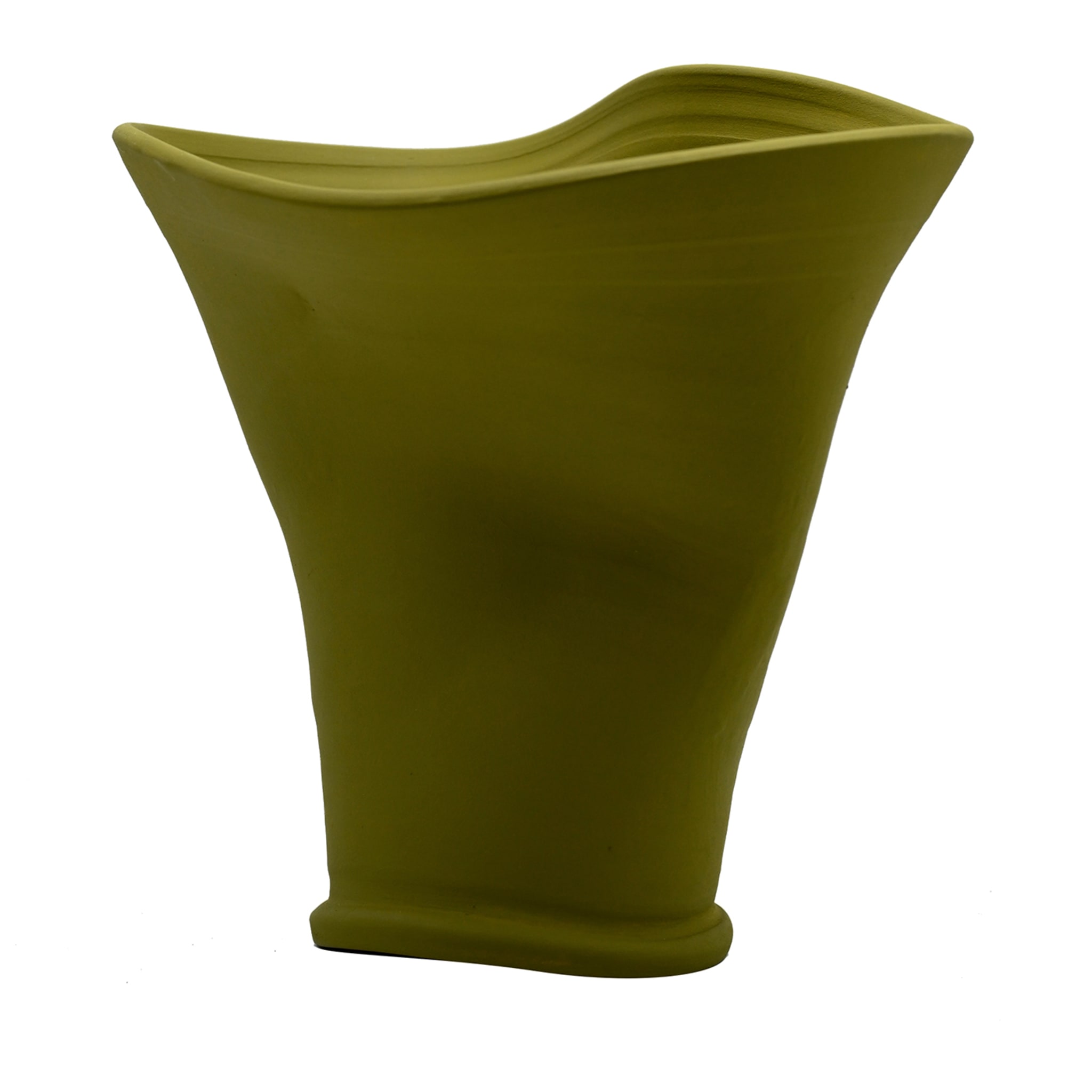 Italian Green Handcrafted Elegance Vase