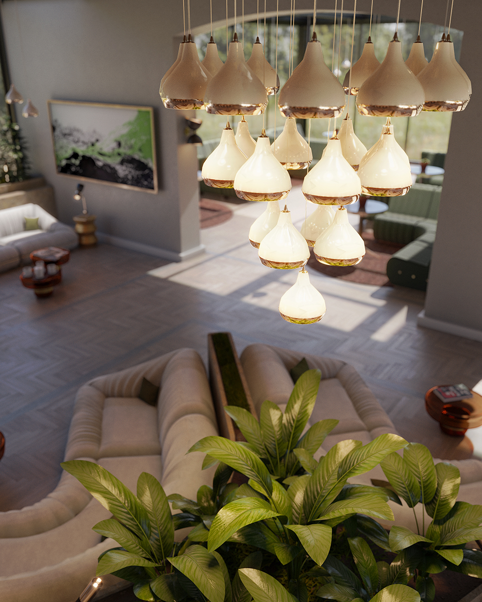 Elegance 41 Chandelier Suspension Lamp - 4