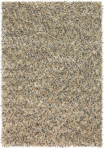 Felted Wool Beige / Grey Mix Shag Area Rug Rocks 70401 ☞ Size: 170 x 240 cm