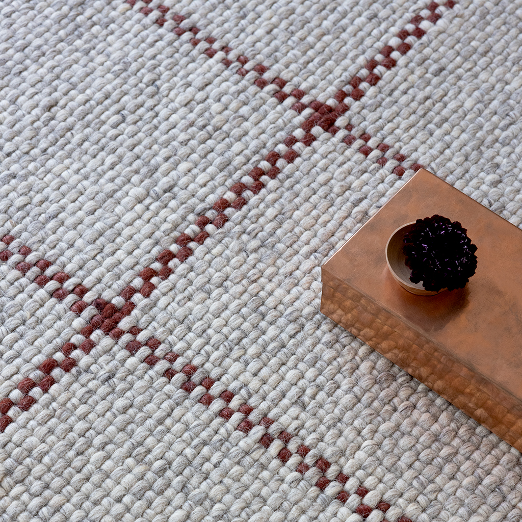 Craft Matter Check Ash/St R Rug | Size: 200 x 280 cm