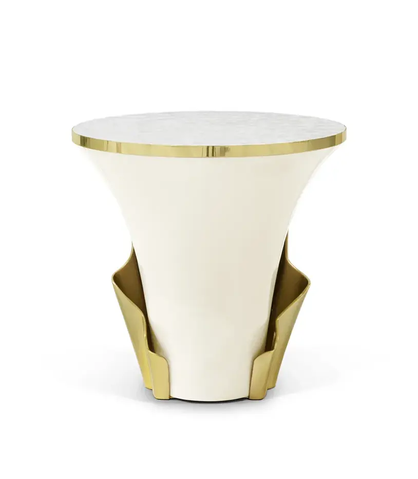 Solstice Mother Of Pearl Side Table