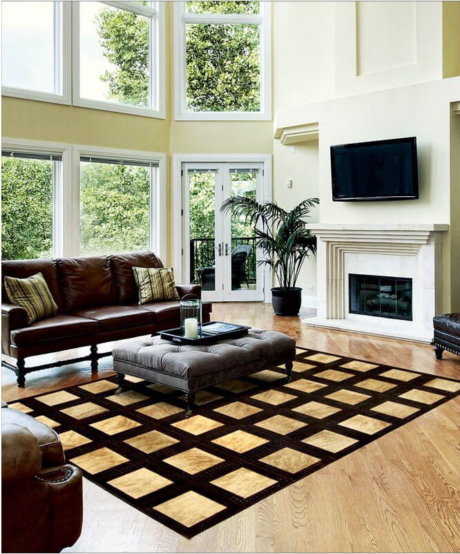 Hilarion Cowhide Rug