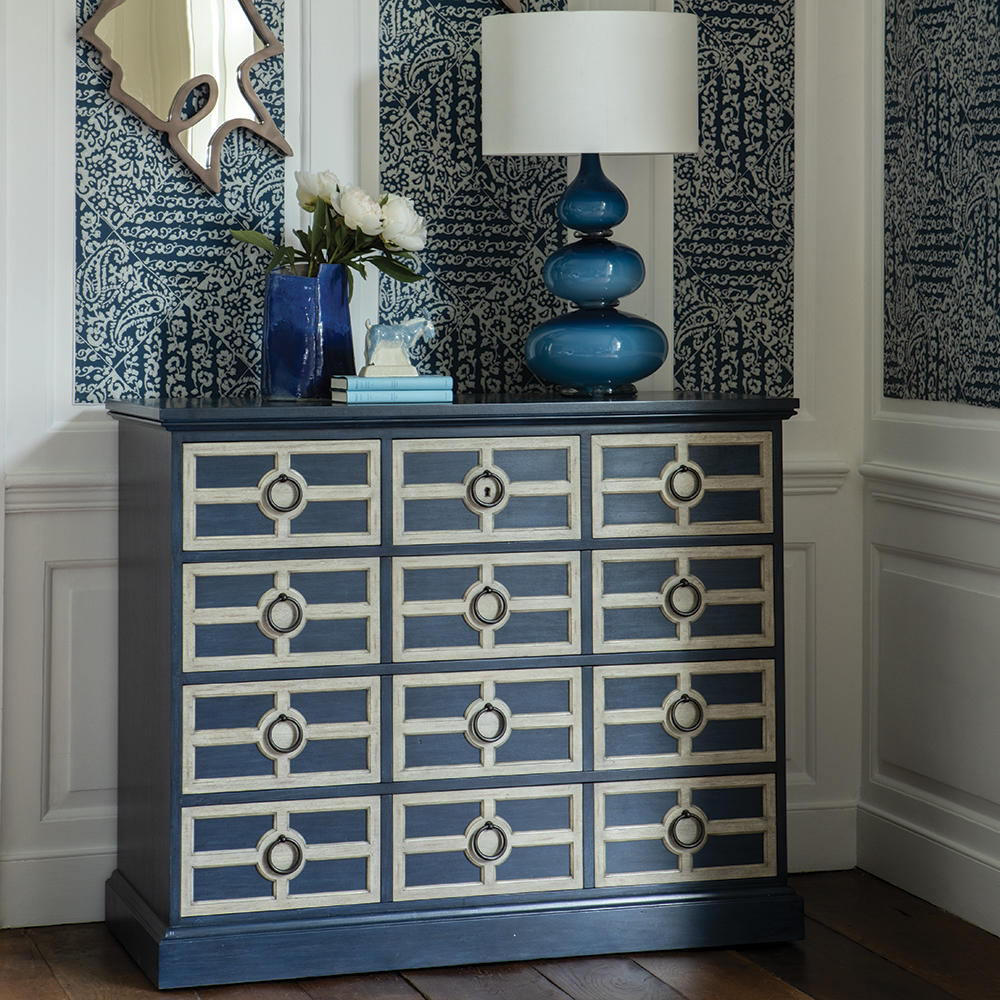 Midmoor Chest of Drawers Blue Painted