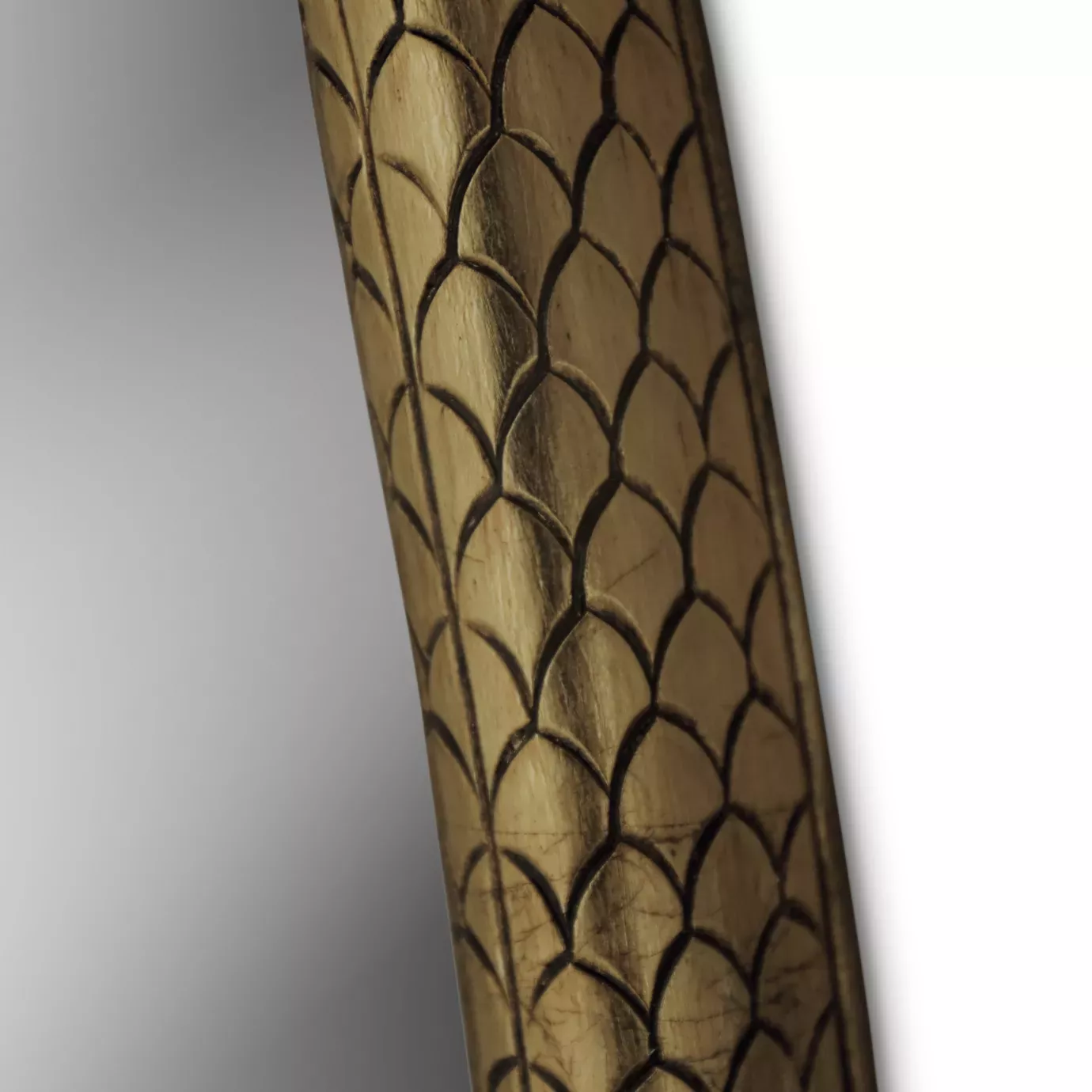 Serpentine Pear-Shaped Wall Mirror