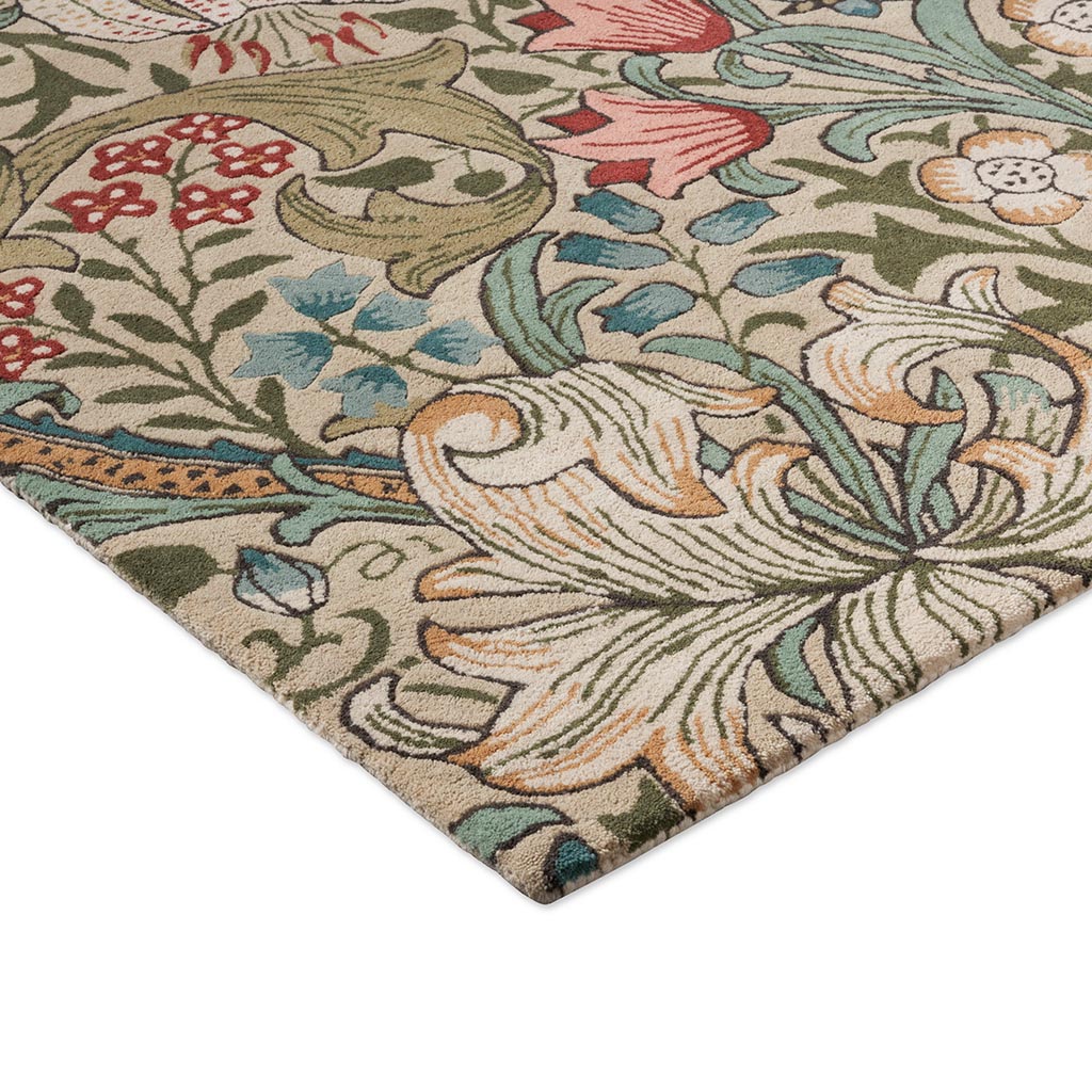 Golden Lily Green Red 130107 Rug | Size: 170 × 240 cm