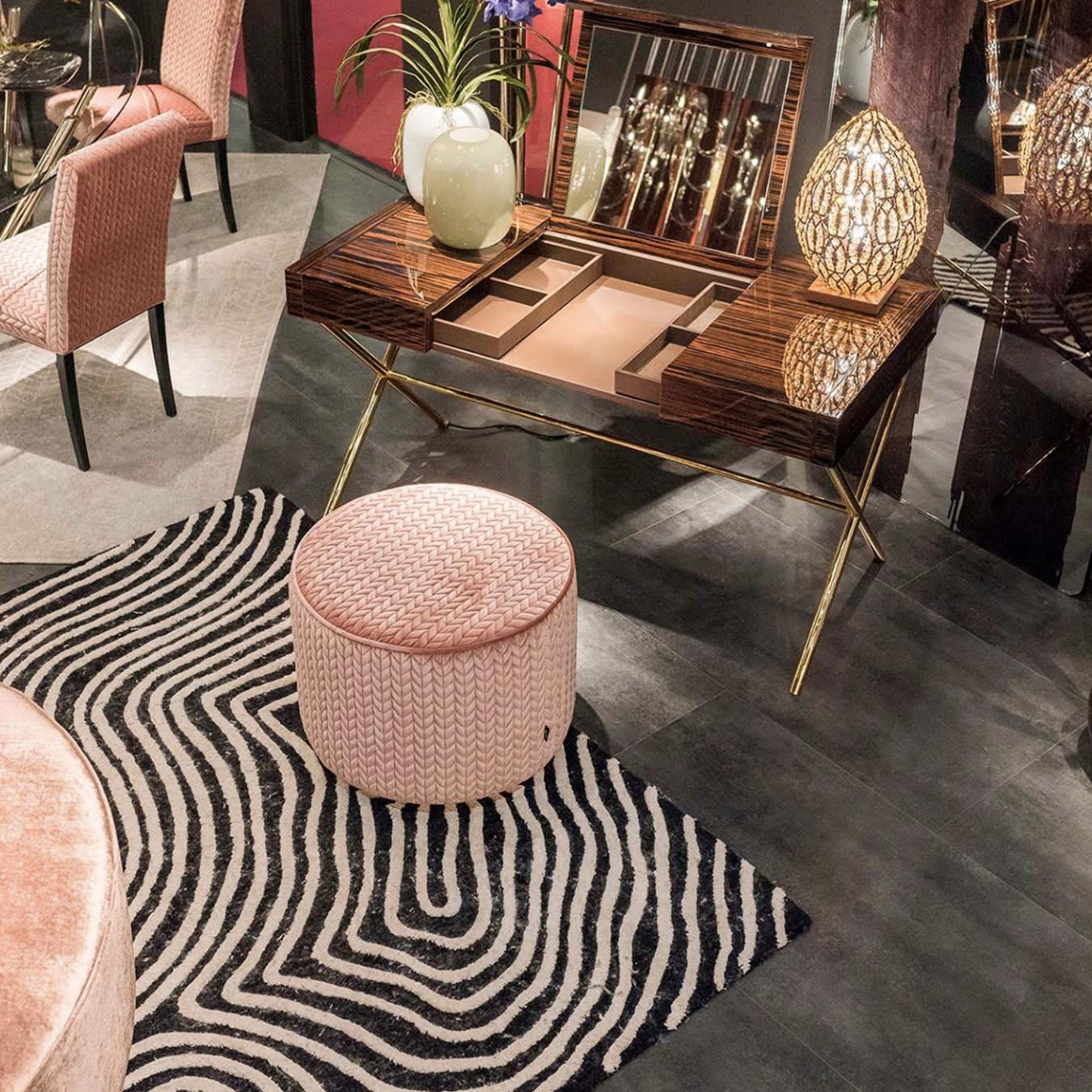 Kidman Pink Pouf