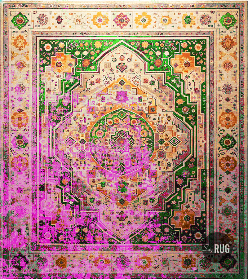 Majestic Threads Pink Rug