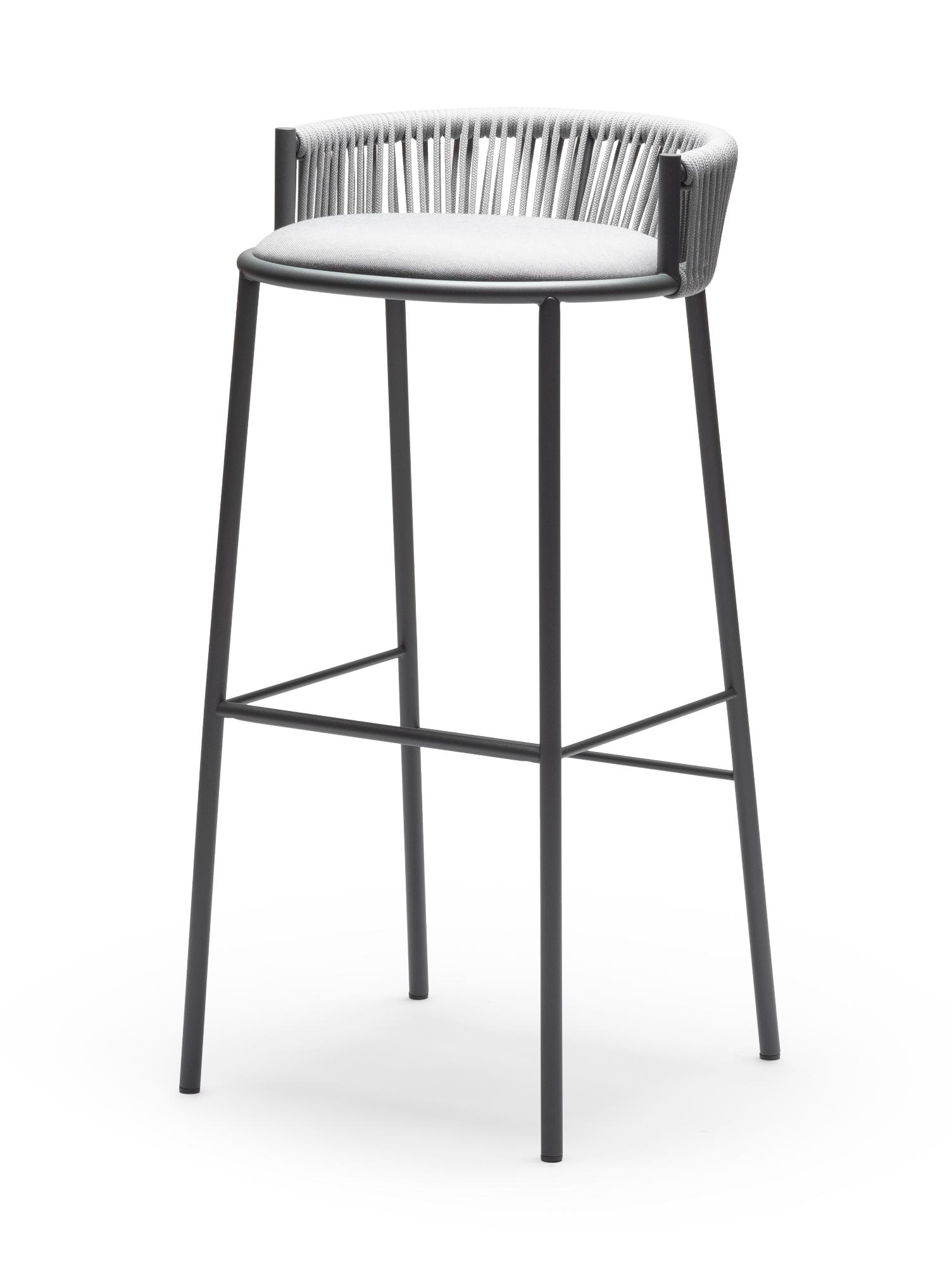 Millie Light Grey Outdoor Bar Stool