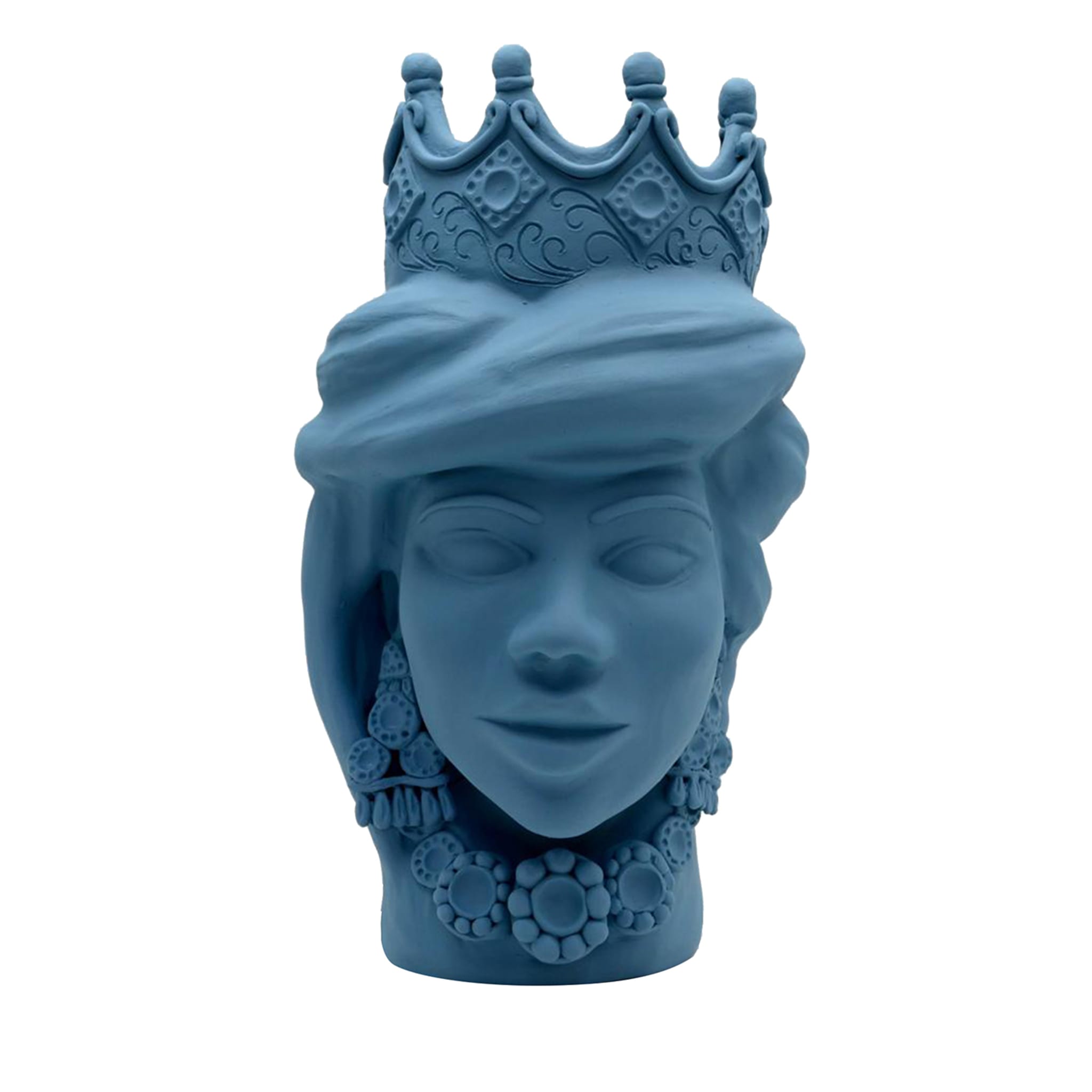 Blue Matte Moor's Sculpture