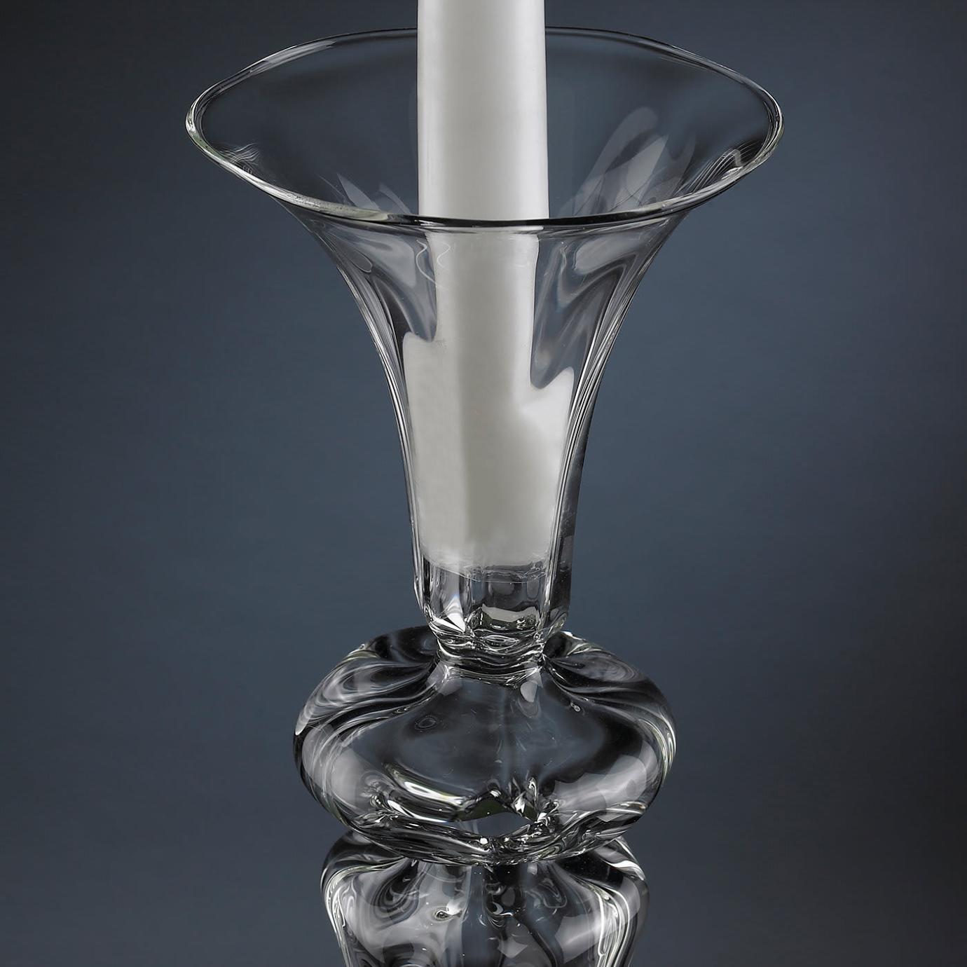 Royal Glass Candle Holder