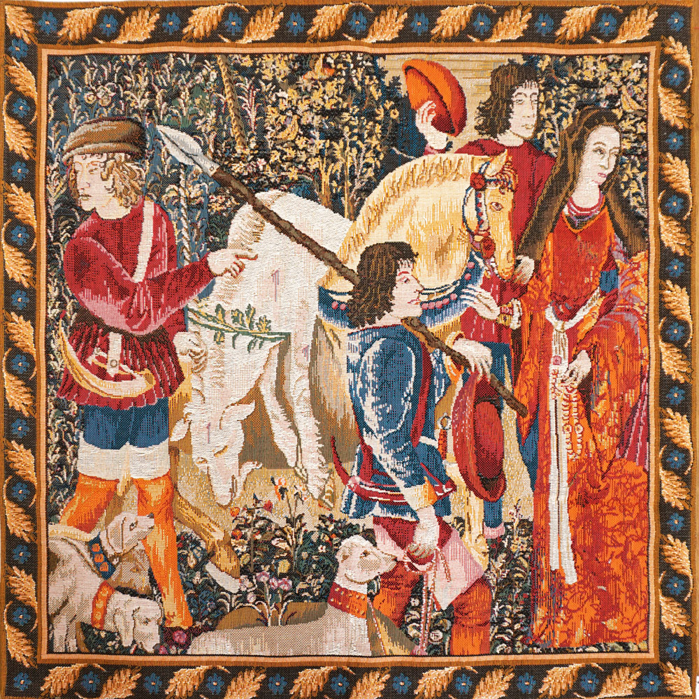 Wounded Unicorn Tapestry