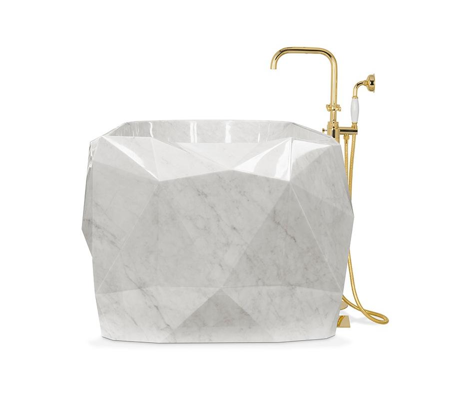 Gemstone Marble Bath