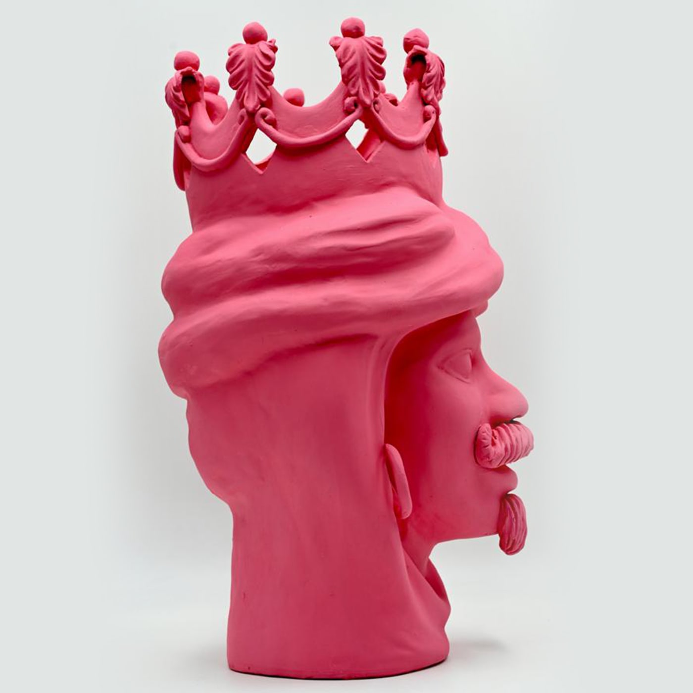 Pink Handcrafted Moor's Head