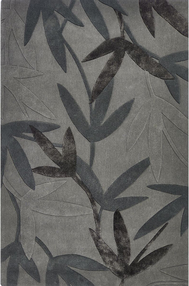 Leaves Grey Rug