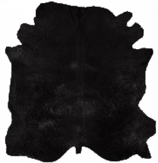 Black Natural Cowhide