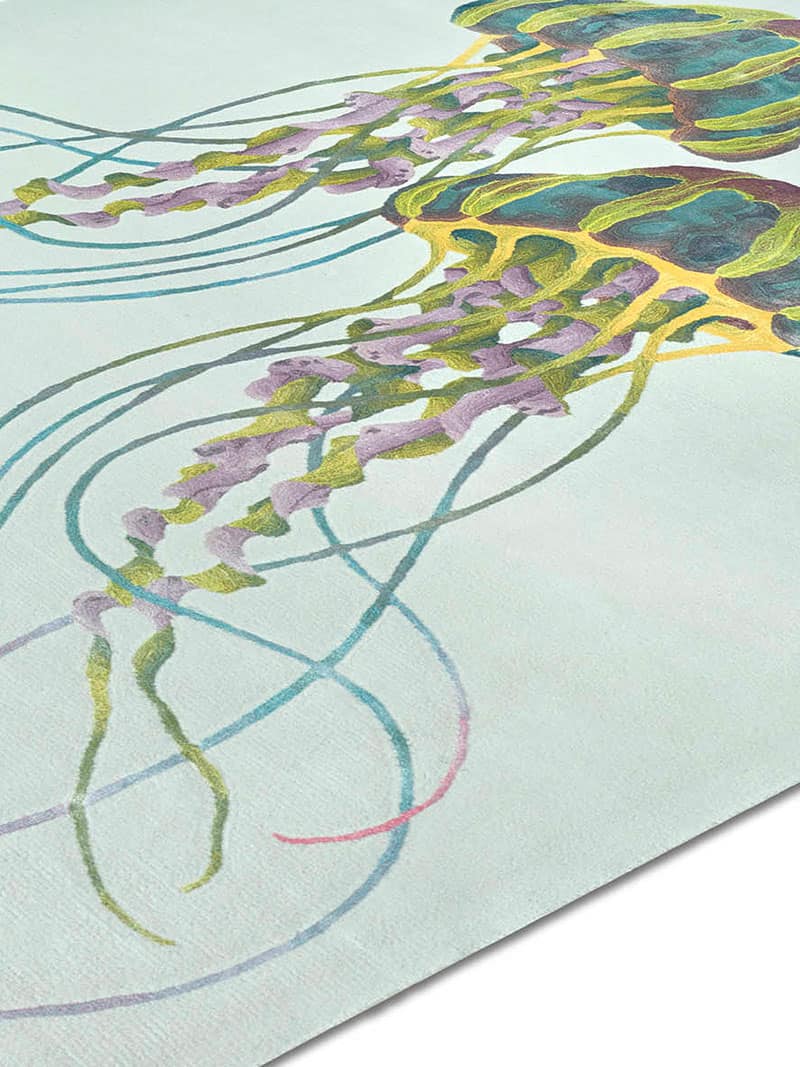 Jellyfish Hand-Knotted Rug ☞ Size: 274 x 365 cm