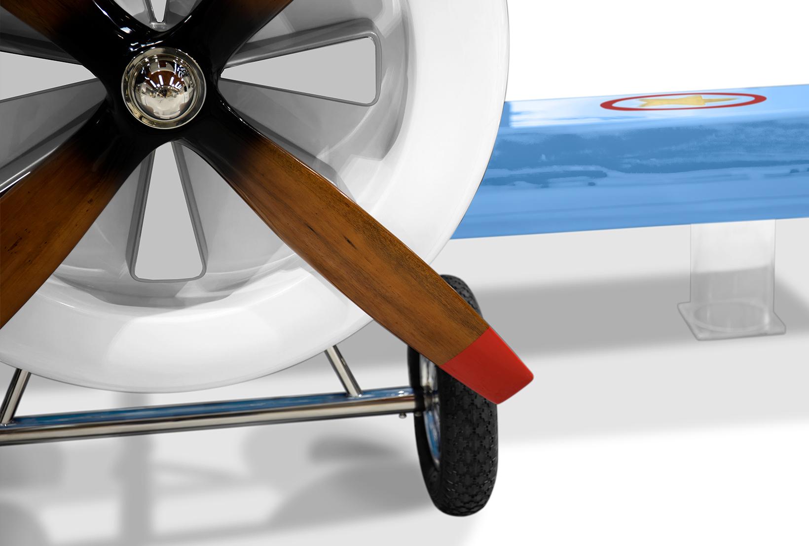 Cloud Glider Blue Plane Bed