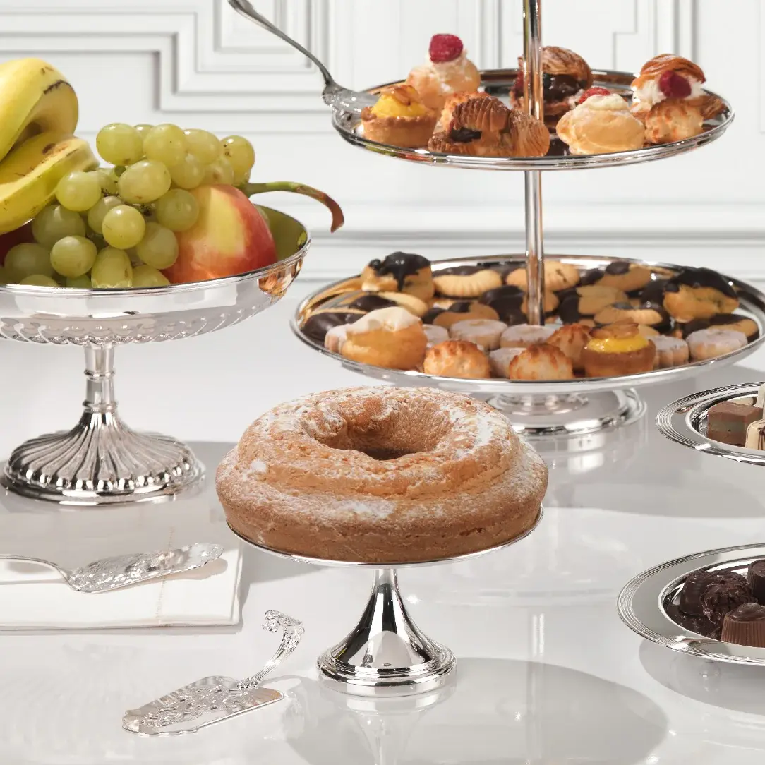 Silver Pastry Display Stand