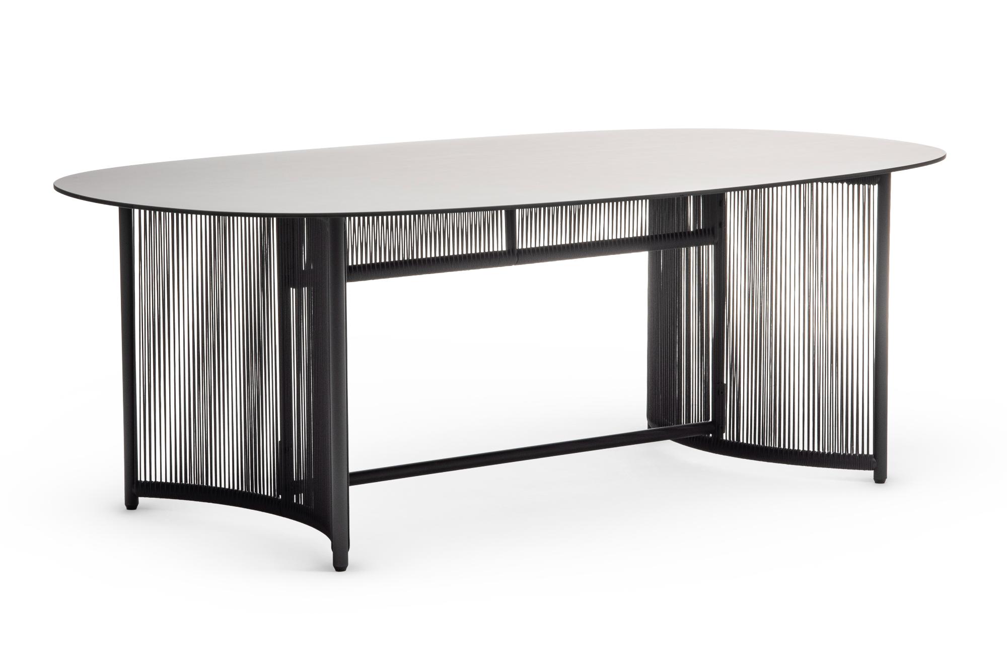 Altana Anthracite Round Outdoor Dining Table
