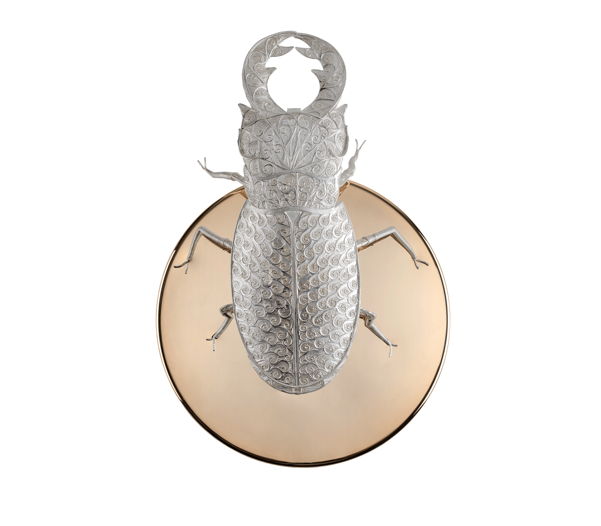 Filigree Scarab Designer Wall Light