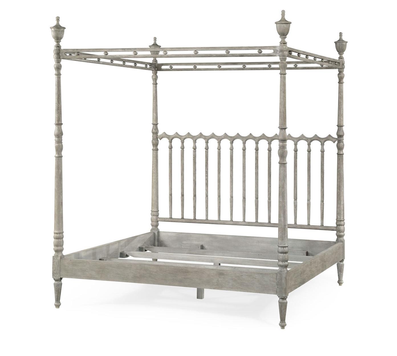 Morris King Bed Greyed Oak