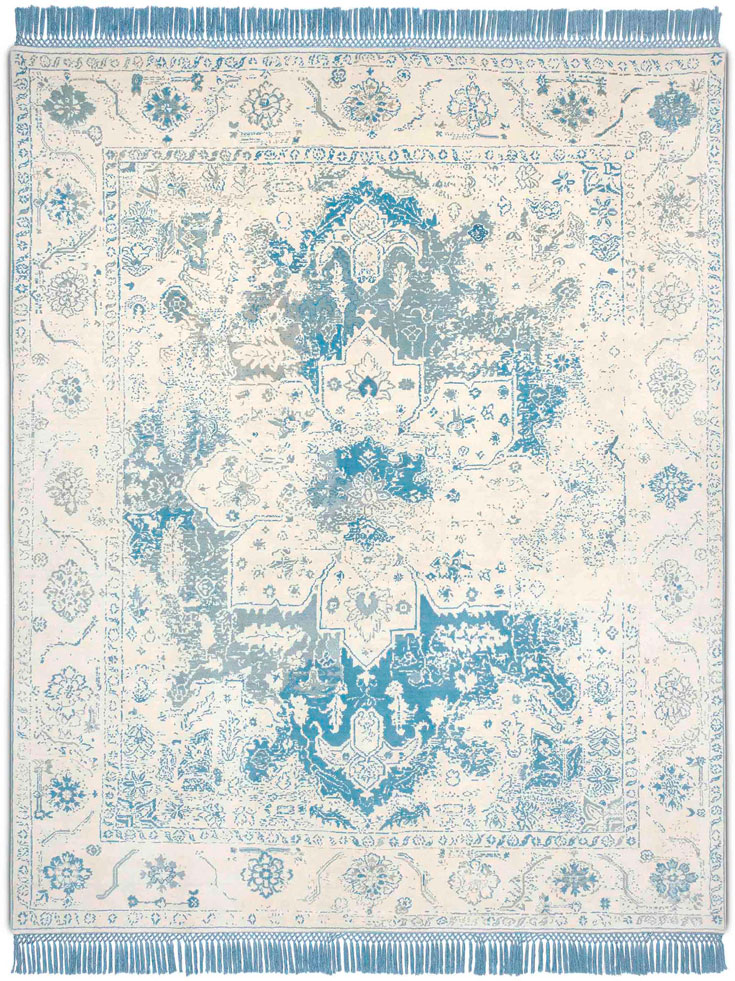 Light Blue Luxury Rug