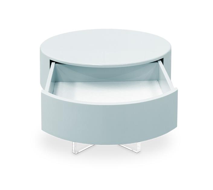 Nimbus Blue Bedside Table