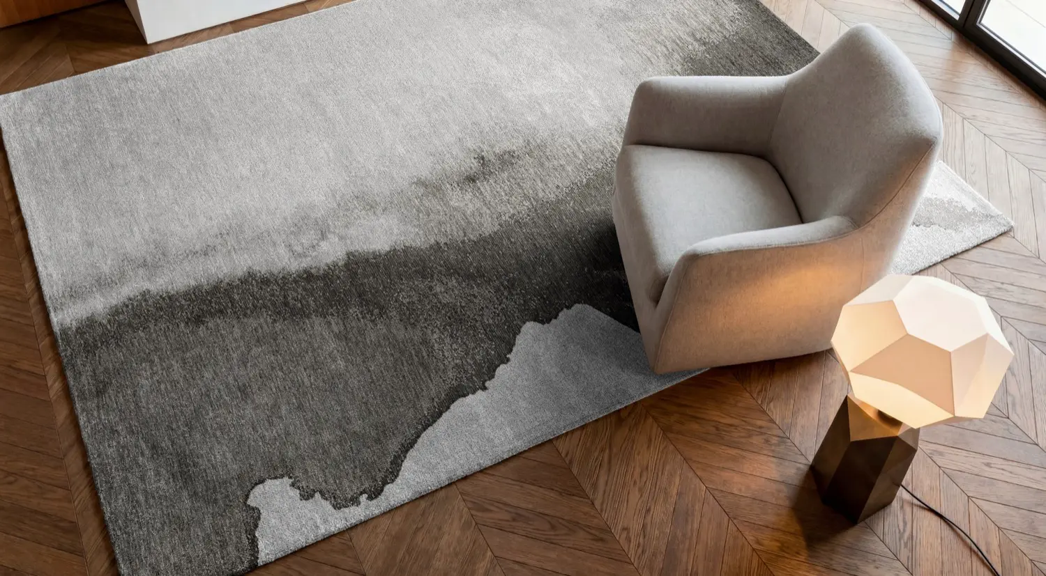 Lagoon Black Shadow Rug