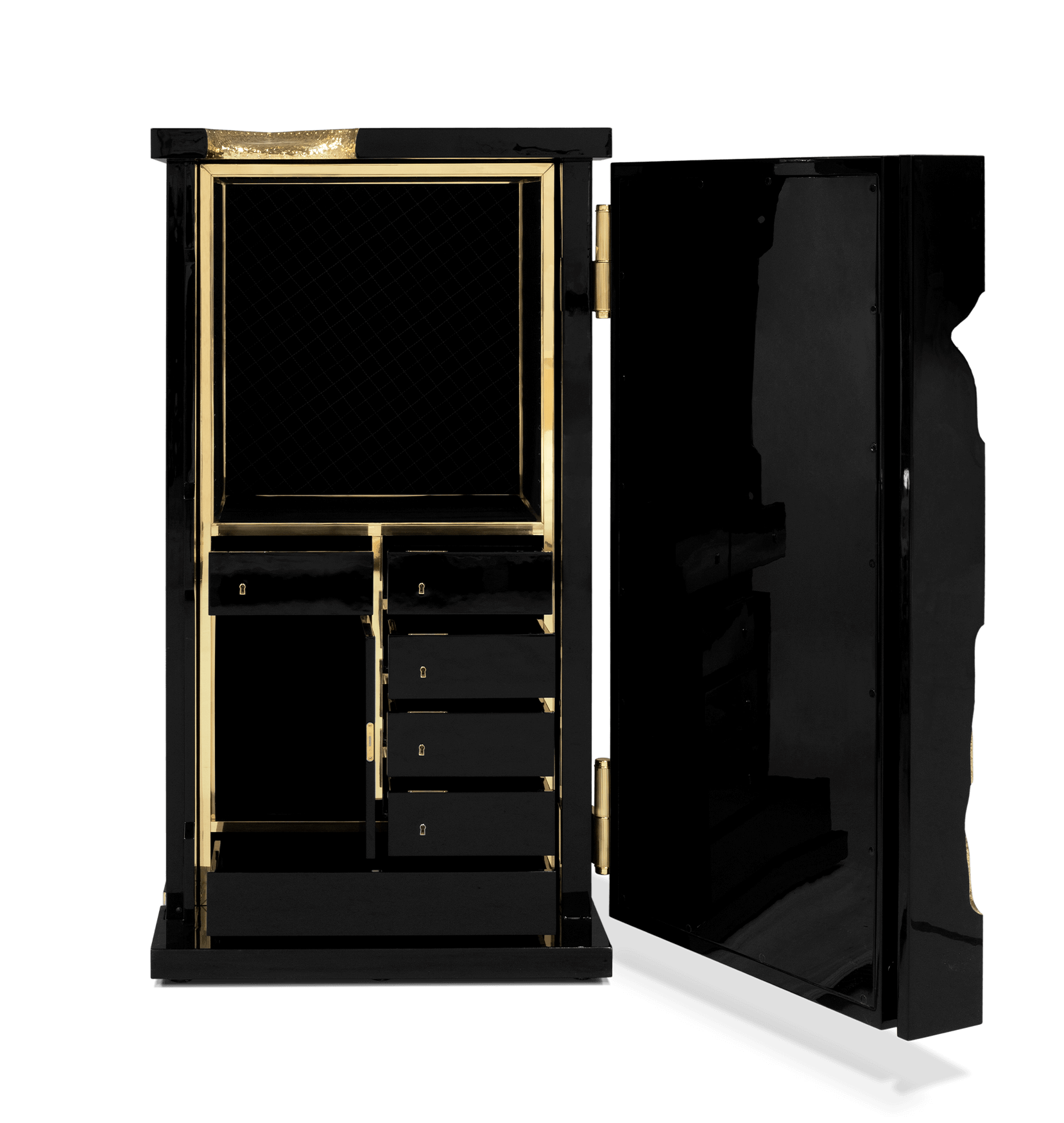 Tycoon Black & Gold Elite Safe