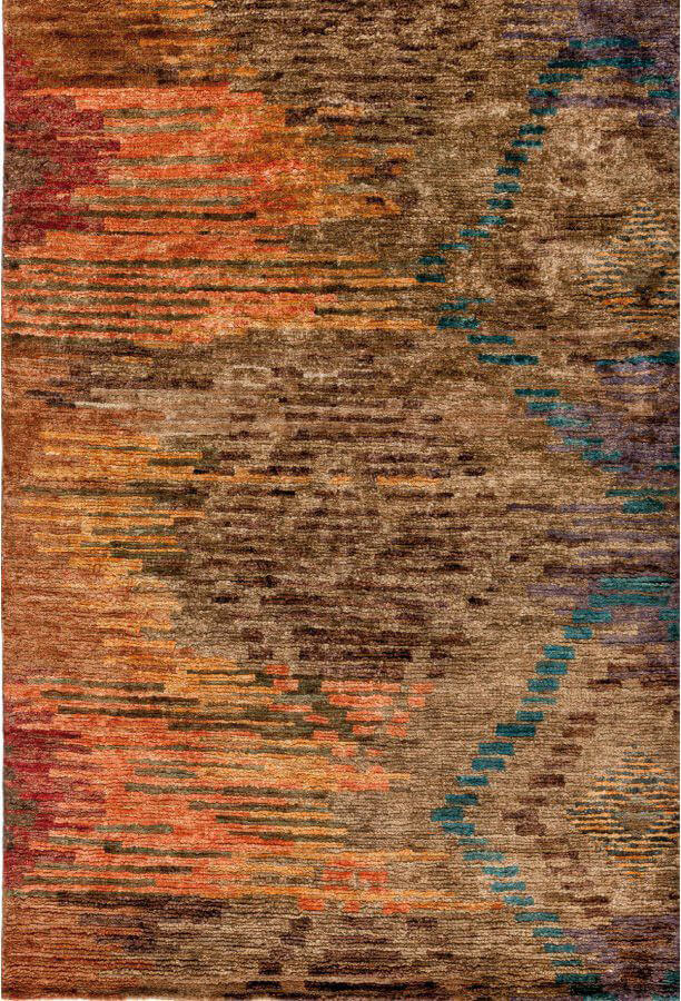 Indian Hand-knotted Multi Color Rug Himalaya Octon Multi