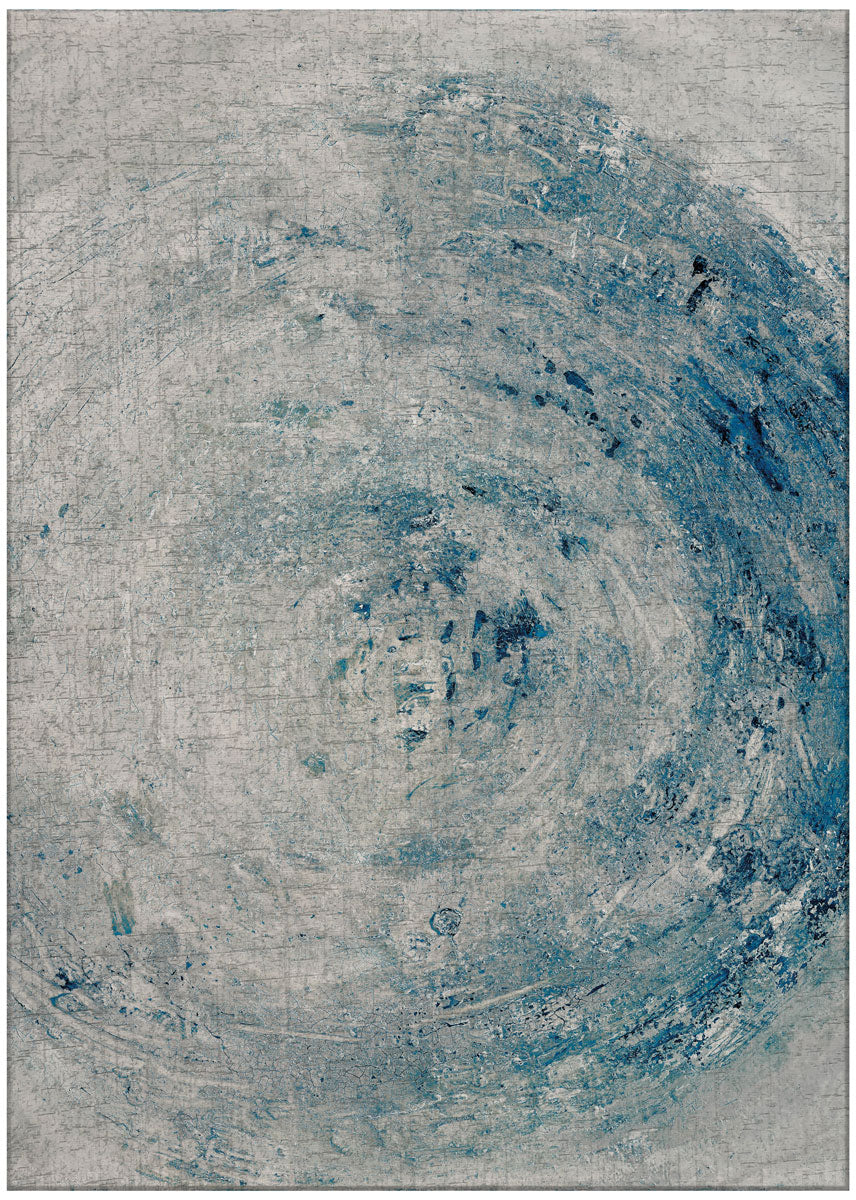 Nautillus Tethys Blue Rug ☞ Size: 200 x 295 cm
