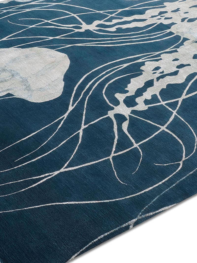 Jellyfish Hand-Knotted Rug ☞ Size: 274 x 365 cm