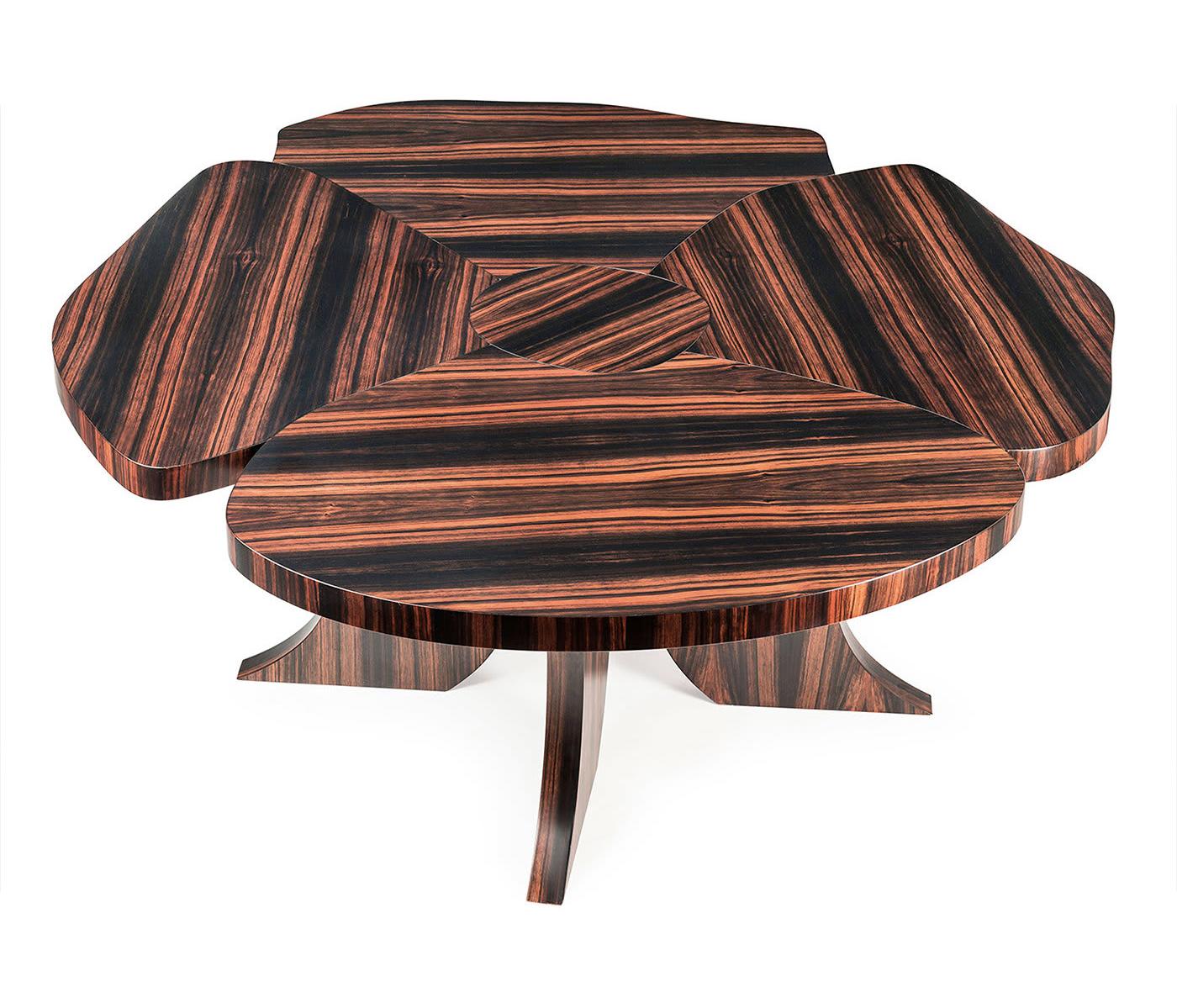 Andy Dining Table in Dark Wood