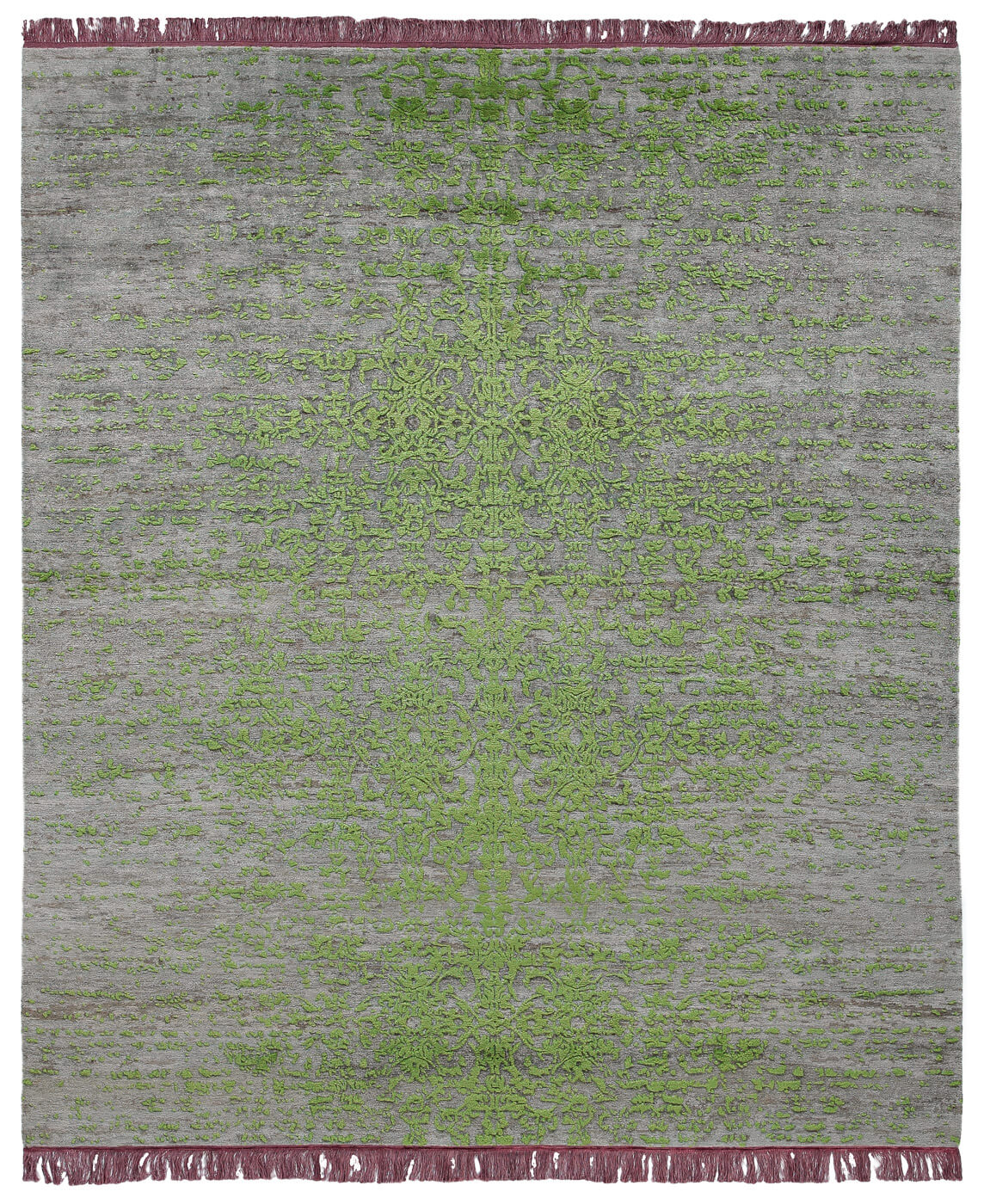 Milano Radi Stomped Green Rug