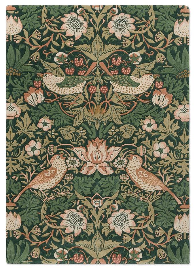Strawberry Thief Forest 027707 Rug | Size: 170 × 240 cm