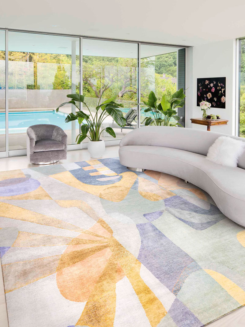 Pastel Mint Luxury Rug
