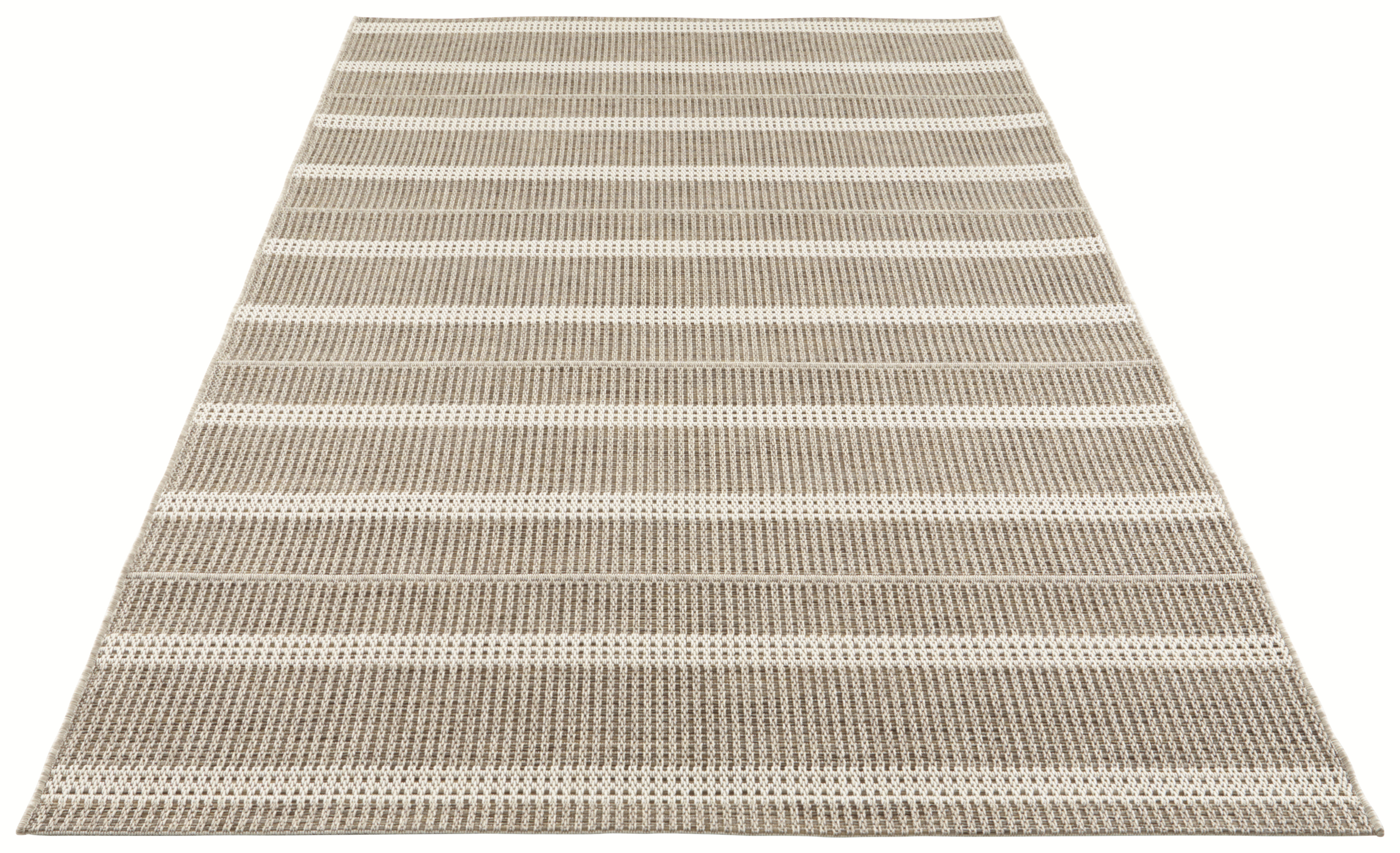 Flatweave In- & Outdoor Laon Natural-brown In Handmade-look Rug