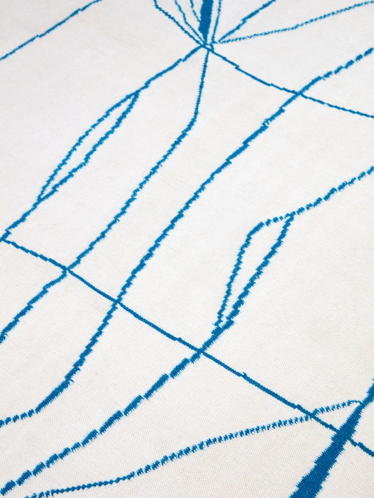 Ravie Blanc Designer Rug