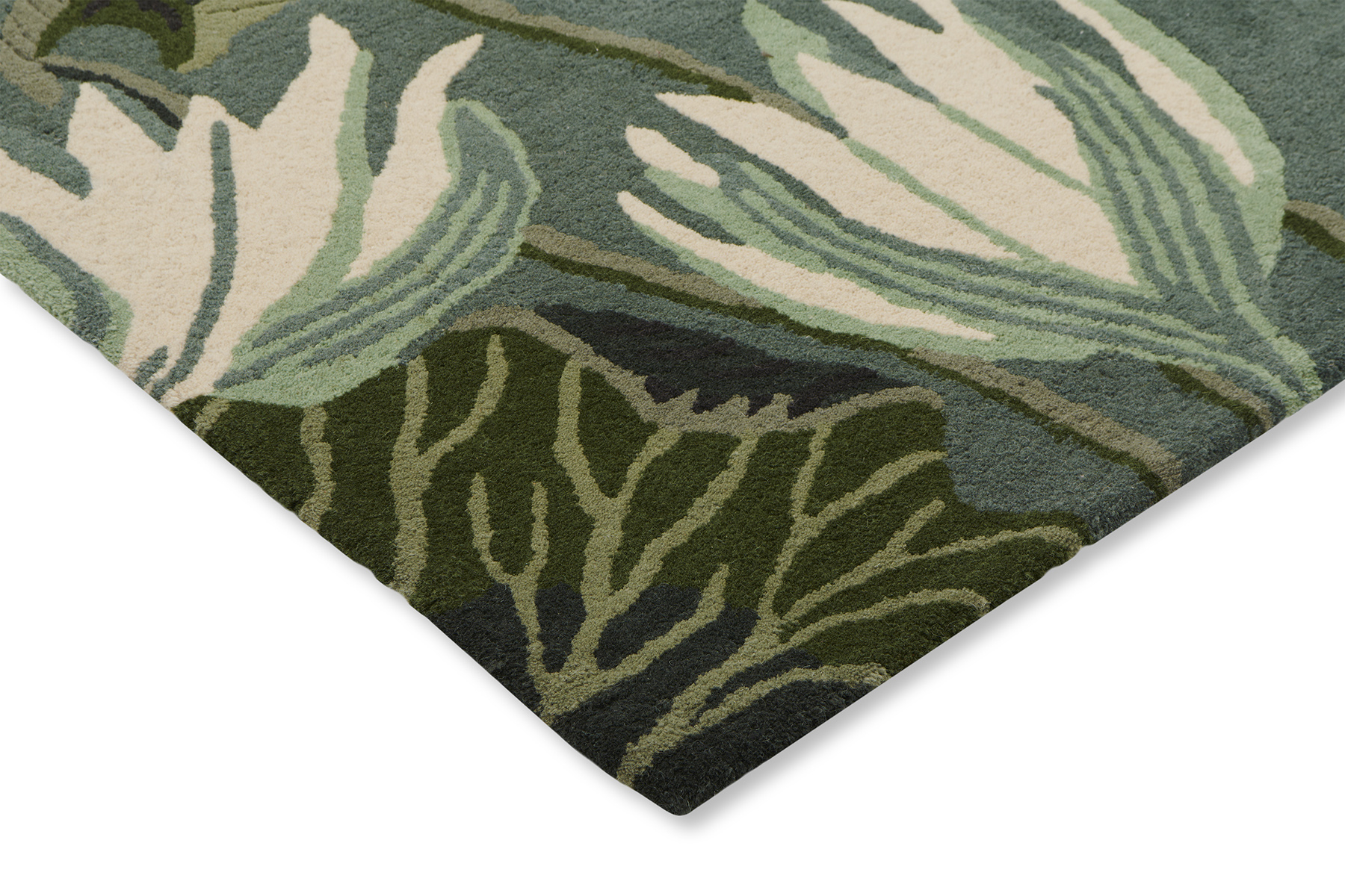 Waterlily Midnight Pond 38608 Rug