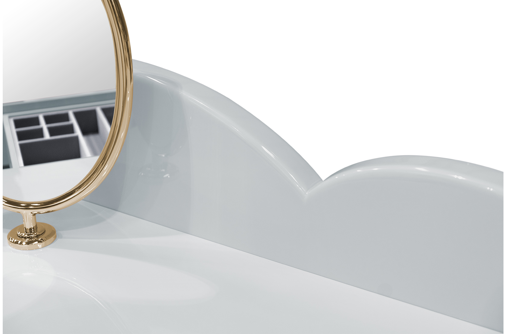 Dreamy Cloud Grey Dressing Table
