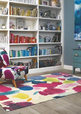 Bluebellgray Abstract Rug