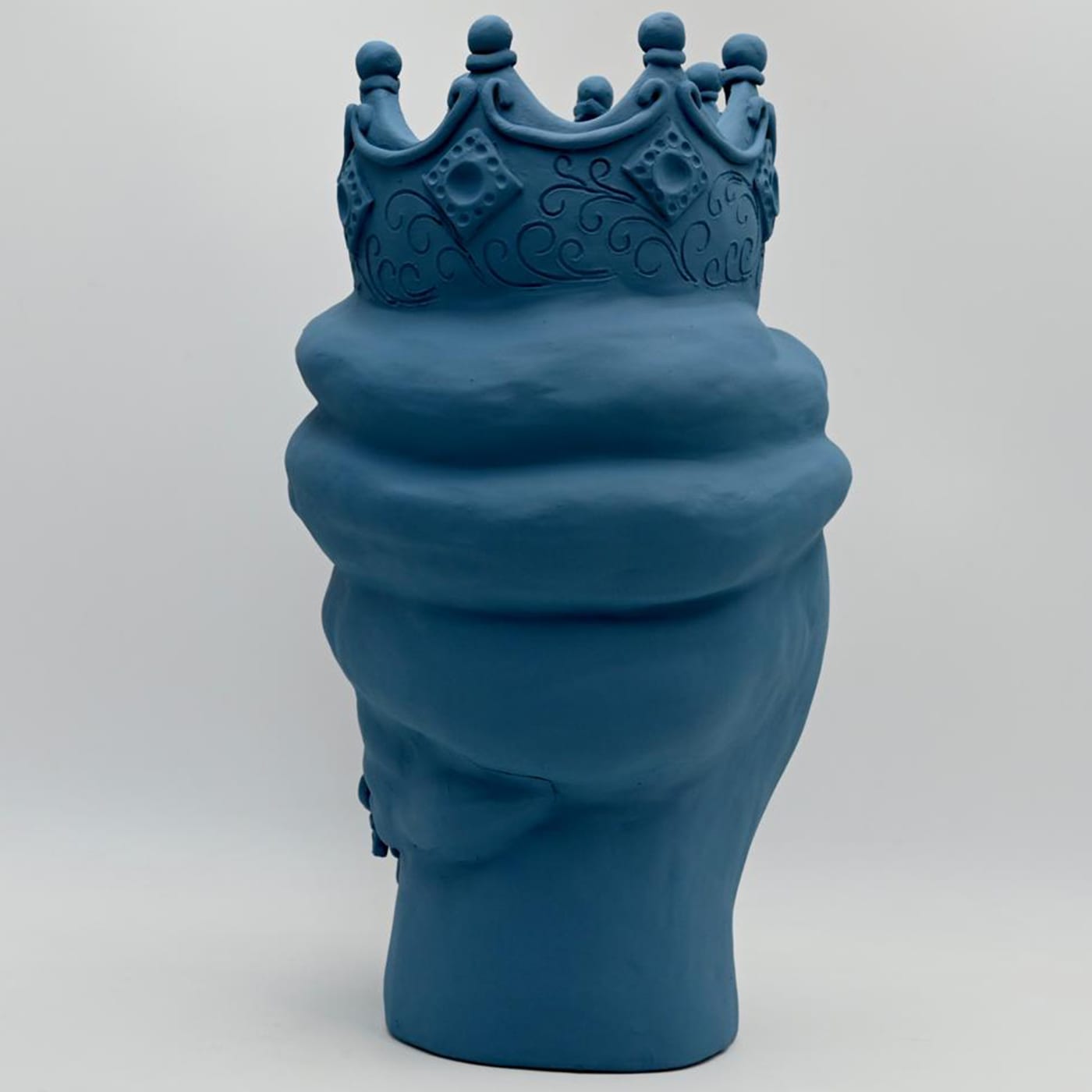 Blue Matte Moor's Sculpture