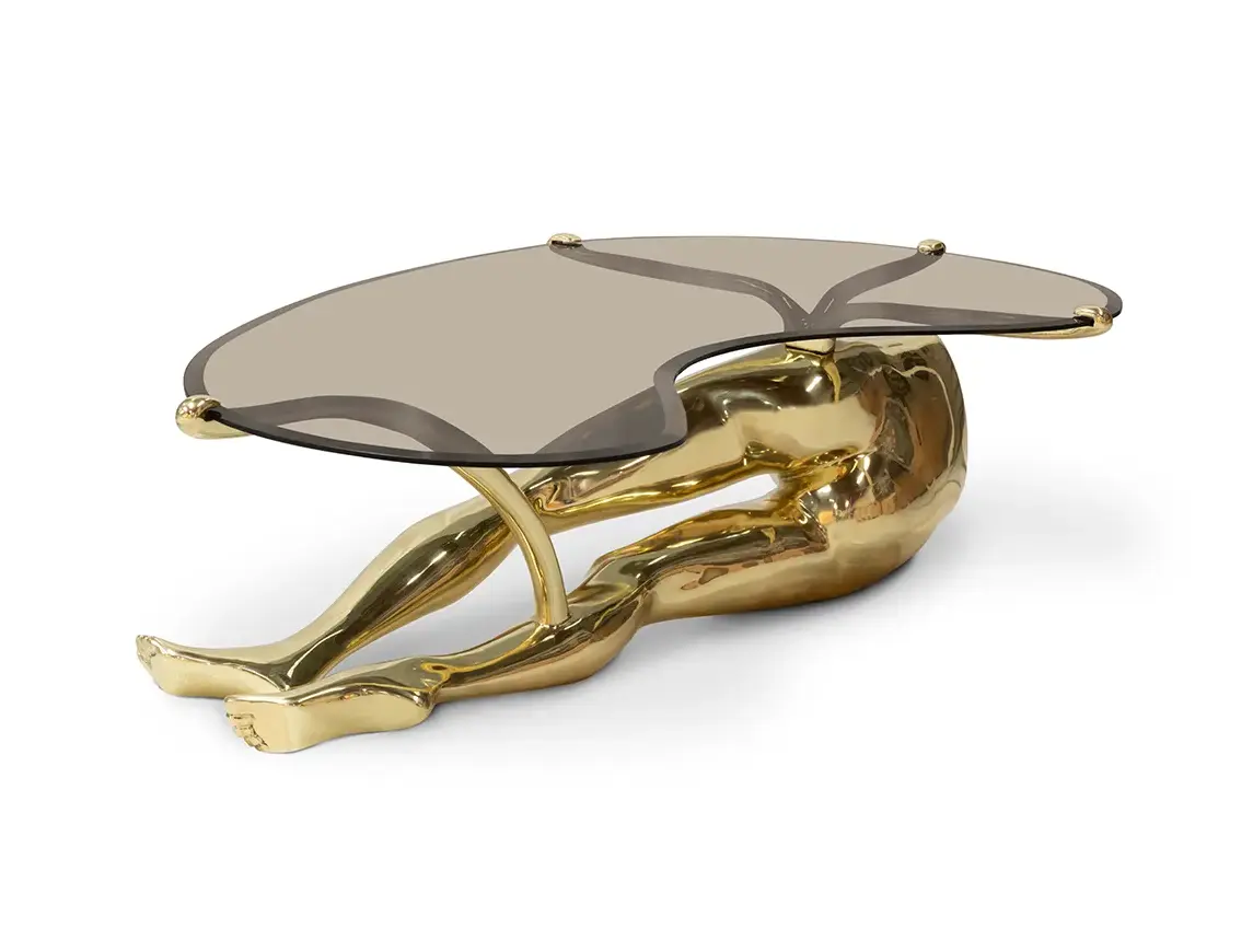 Tavo Polished Brass Coffee Table Tavo Polished Brass Coffee Table