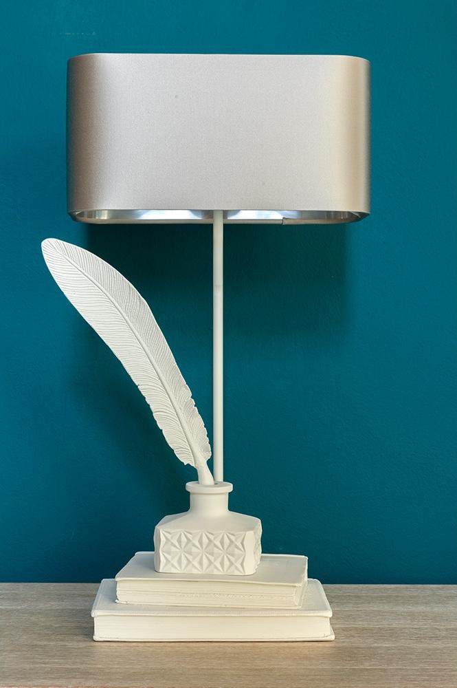 Tom Table Lamp Chalk Finish