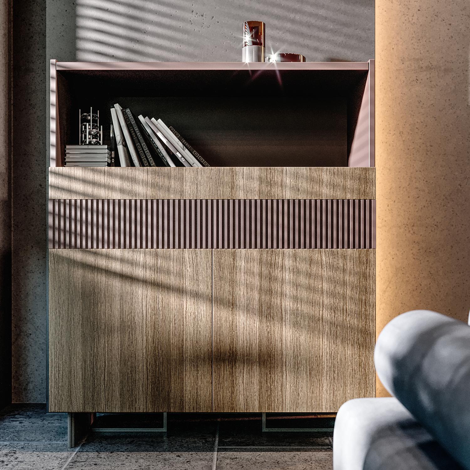 Diana Dark Finish Sideboard