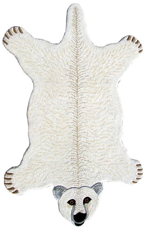 Animals Polar Bear White Rug 90 х 150 cm