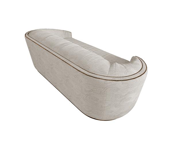 Premium Beige Curved Sofa